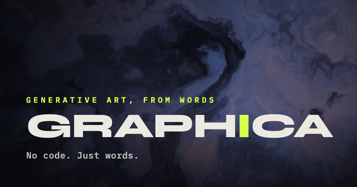 GRAPHICA — ことばから生まれるジェネラティブアート